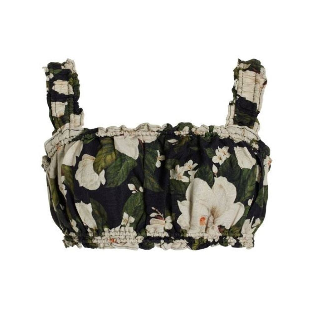 Posse Abby Printed Bralette Top Floral - XS